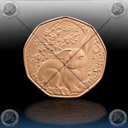  5 EVRO AVSTRIJA 2018 "VELIKONOČNI ZAJEC" UNC